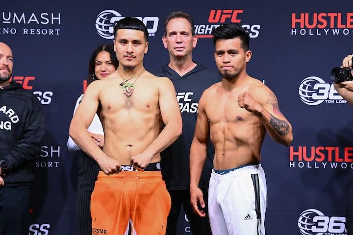 Cain Sandoval-Mark Bernaldez weigh-in