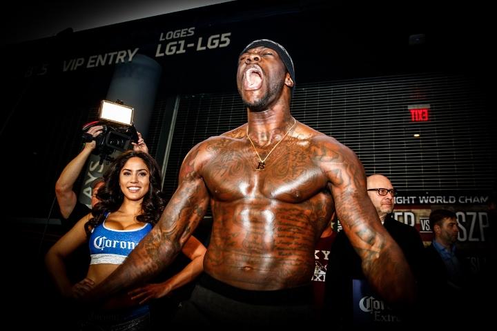Deontay Wilder Weigh In