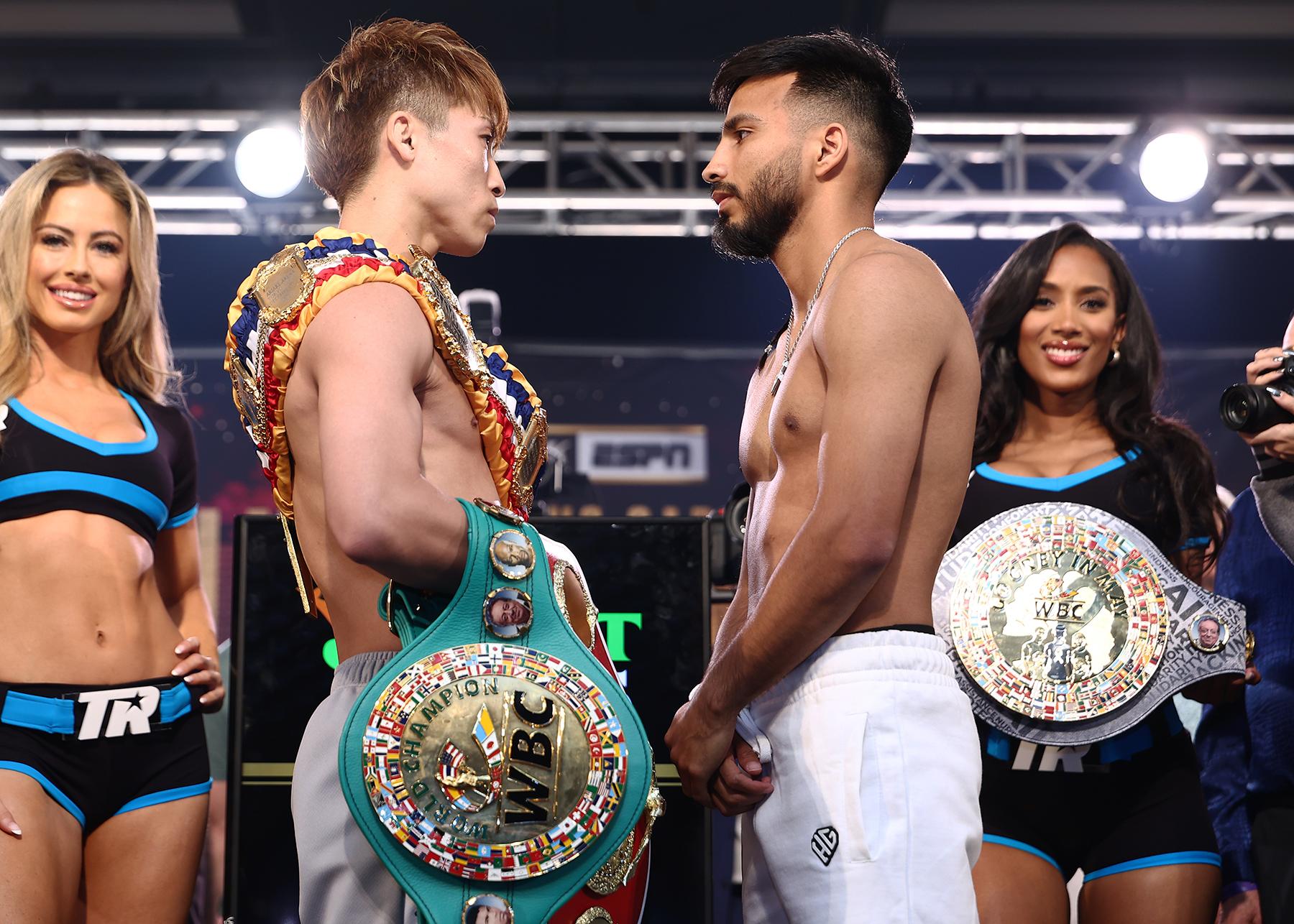 Naoya Inoue Ramon Cardenas weighin 5.3.25