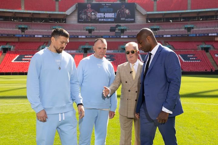 Oleksandr Usyk Daniel Dubois Photo: Queensberry Promotions