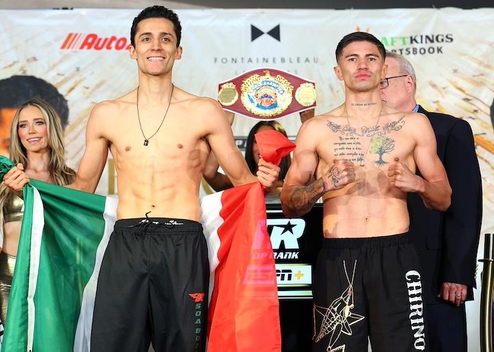 Espinoza Sergio Chirino Weigh In