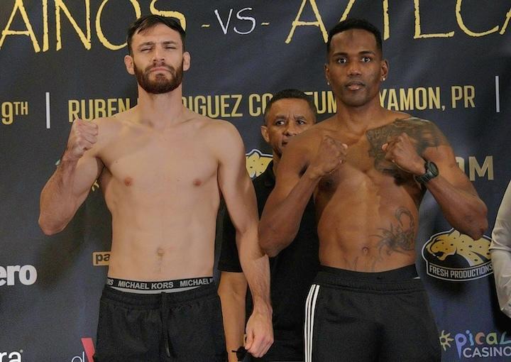 Subriel Matias, Roberto Ramirez make weight for Saturday bout