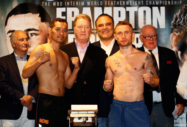 Frampton Donaire Weights