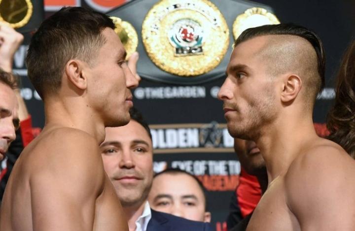 Golovkin Lemieux Weights
