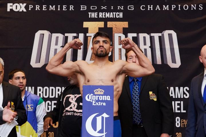 Ortiz Berto Weigh In