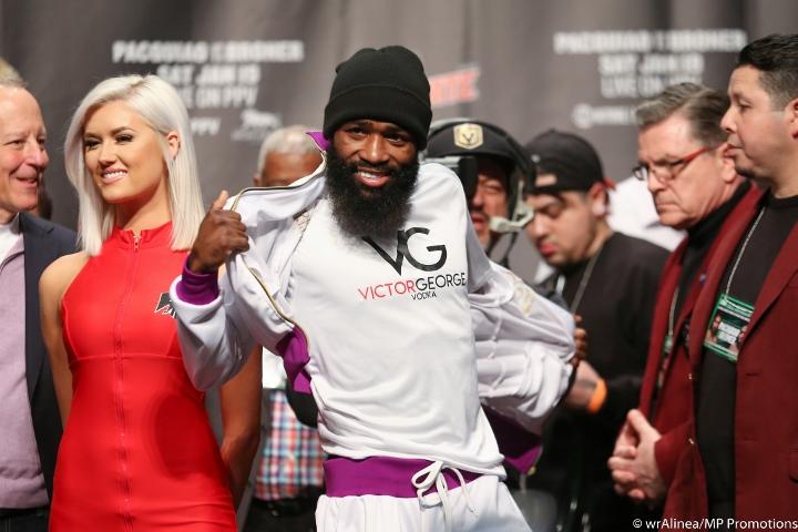 Pacquiao Broner Weights