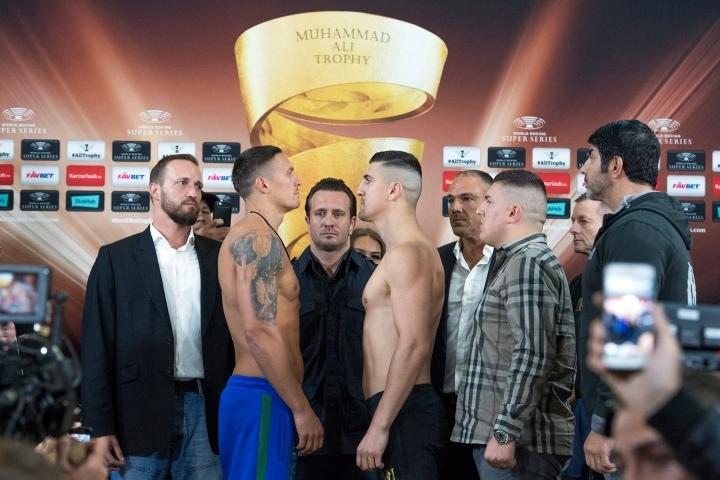 Usyk Huck Weights